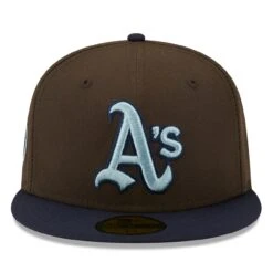 Men's Oakland Athletics New Era Brown/Navy Walnut 9FIFTY Fitted Hat -BigLeagueCaps Store navy oakland athletics walnut 9fifty fitted hat ss5 p 4997321pv 2u tmlq2olt9ijwwjieblwkv p3v70pmosa3nmo5grwbc