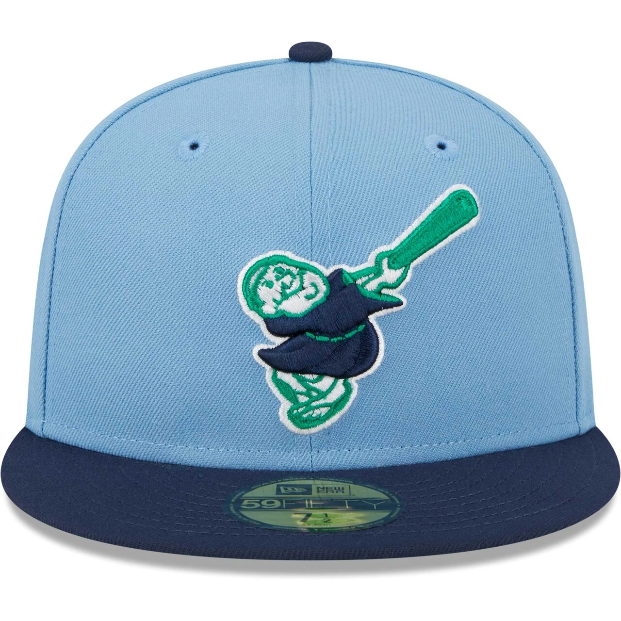 Men's San Diego Padres New Era Light Blue/Navy Green Undervisor 59FIFTY Fitted Hat 4 Men's San Diego Padres New Era Light Blue/Navy Green Undervisor 59FIFTY Fitted Hat - Image 2