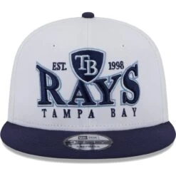 Men's Tampa Bay Rays New Era White/Navy Crest 9FIFTY Snapback Hat -BigLeagueCaps Store navy tampa bay rays crest 9fifty snapback hat ss5 p 5001328pv 2u j3zopzkb0lft4v2y6hl8v tkwg4zrphjpyo7ukxtpv
