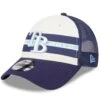 Men's Tampa Bay Rays New Era White/Navy Team Stripe Trucker 9FORTY Snapback Hat -BigLeagueCaps Store navy tampa bay rays team stripe trucker 9forty snapback hat ss5 p 5002661pv 1u fuk692e25dk5t6k28mttv adtvdsjkbutycc2nh8yq