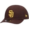 Newborn & Infant San Diego Padres New Era Brown My First 9TWENTY Stretch Fit Hat -BigLeagueCaps Store newborn and infant new era brown san diego padres my first 9twenty stretch fit hat pi4428000 altimages ff 4428677 5927437a9a9c916001acalt1 full