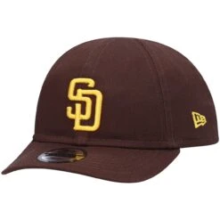 Newborn & Infant San Diego Padres New Era Brown My First 9TWENTY Stretch Fit Hat