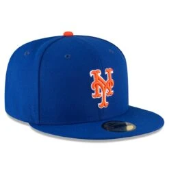 Men's New York Mets New Era Royal/Orange Authentic Collection On Field 59FIFTY Fitted Hat -BigLeagueCaps Store orange new york mets authentic collection on field 59fifty fitted hat pi2659000 altimages ff 2659210alt3 full