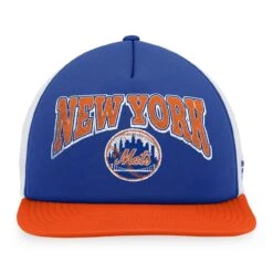 Men's New York Mets Fanatics Branded Royal/Orange Heritage Foam Front Trucker Snapback Hat -BigLeagueCaps Store orange new york mets heritage foam front trucker snapback hat ss5 p 4906738pv 2u 48jgfmgtknupkpfke8l5v ieuzktzm9gzs8lkmwx1o