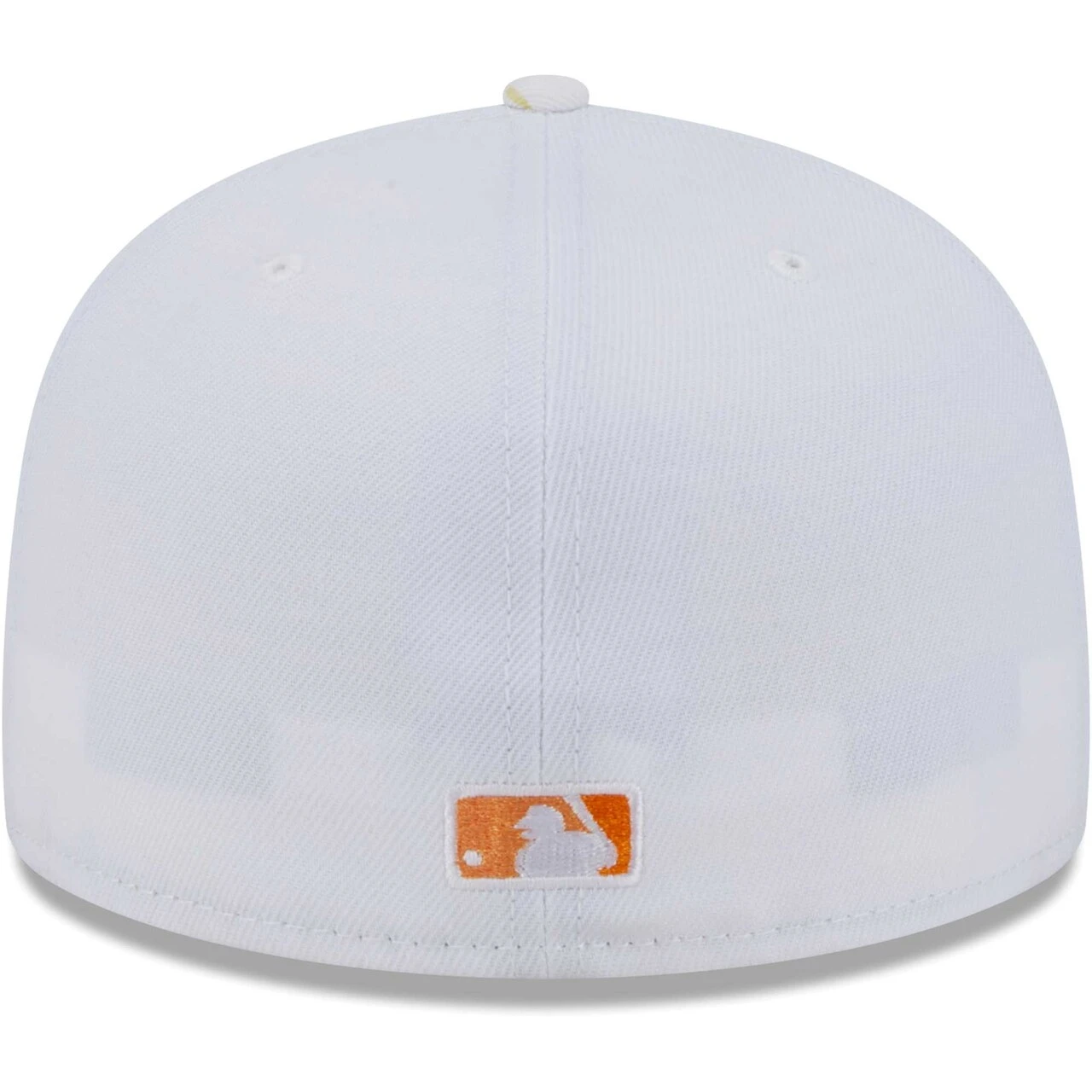 Men's Oakland Athletics New Era White/Orange Flamingo 59FIFTY Fitted Hat 6 Men's Oakland Athletics New Era White/Orange Flamingo 59FIFTY Fitted Hat - Image 4