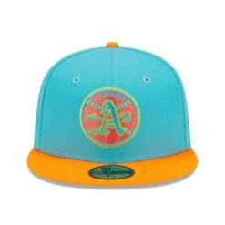Men's Oakland Athletics New Era Blue/Orange Vice Highlighter 59FIFTY Fitted Hat -BigLeagueCaps Store orange oakland athletics vice highlighter 59fifty fitted hat ss5 p 4793700pv 2u qcpzb0fpoeounnin13e5v 4e2ua5kygksildz5wu1c