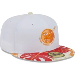 Men's San Diego Padres New Era White/Orange Flamingo 59FIFTY Fitted Hat -BigLeagueCaps Store orange san diego padres flamingo 59fifty fitted hat ss5 p 200016150pv 3u ceoleuijbhopzefaltcpv bxftr4qhkzbsfcppppvg