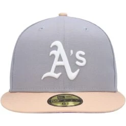 Men's Oakland Athletics New Era Gray/Peach 1987 MLB All-Star Game Purple Undervisor 59FIFTY Fitted Hat -BigLeagueCaps Store peach oakland athletics 1987 mlb all star game purple undervisor 59fifty fitted hat ss5 p 4596801pv 2u do7oknsomiauoplqijd3v dptw17vumwn5uxqwboui