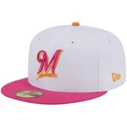 Men's Milwaukee Brewers New Era White/Pink 2002 MLB All-Star Game 59FIFTY Fitted Hat -BigLeagueCaps Store pink milwaukee brewers 2002 mlb all star game 59fifty fitted hat ss5 p 200016072pv 3u padklutaoaxcpidtdsumv aqz0bpzktj5ilk0s4qvu