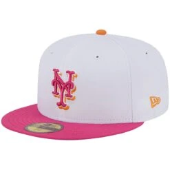 Men's New York Mets New Era White/Pink 40th Team Anniversary 59FIFTY Fitted Hat -BigLeagueCaps Store pink new york mets 40th team anniversary 59fifty fitted hat ss5 p 200016073pv 3u putdaezk3ifizxmqo5jkv f8mforfkehytcgx8qcta