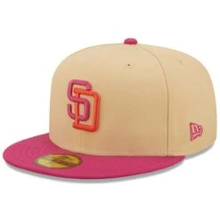 Men's San Diego Padres New Era Orange/Pink 50th Anniversary Mango Passion 59FIFTY Fitted Hat -BigLeagueCaps Store pink san diego padres 50th anniversary mango passion 59fifty fitted hat ss5 p 4789404pv 3u gqb4vrjooaet9rbip0z6v w6ah8vi2wihv5kmaqmb3