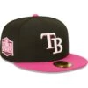 Men's Tampa Bay Rays New Era Black/Pink 2020 World Series Passion 59FIFTY Fitted Hat -BigLeagueCaps Store pink tampa bay rays 2020 world series passion 59fifty fitted hat ss5 p 4789350pv 1u rdmedxqzmzywccftfqodv 3lo8ffwiekn7s4shmhiy