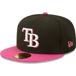Men's Tampa Bay Rays New Era Black/Pink 2020 World Series Passion 59FIFTY Fitted Hat -BigLeagueCaps Store pink tampa bay rays 2020 world series passion 59fifty fitted hat ss5 p 4789350pv 3u rdmedxqzmzywccftfqodv avjmhtrd6sr2eydl0syd