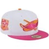 Men's Tampa Bay Rays New Era White/Pink 20th Team Anniversary 59FIFTY Fitted Hat -BigLeagueCaps Store pink tampa bay rays 20th team anniversary 59fifty fitted hat ss5 p 200016082pv 1u 3o807jv2b64o12avhstdv hgxpzaqfxqgueu3latfc