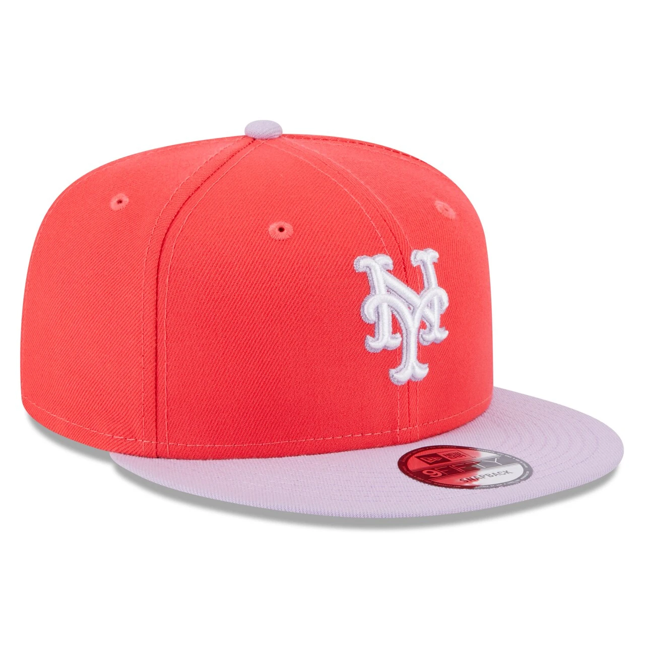 Men's New York Mets New Era Red/Purple Spring Basic Two-Tone 9FIFTY Snapback Hat 5 Men's New York Mets New Era Red/Purple Spring Basic Two-Tone 9FIFTY Snapback Hat - Image 3
