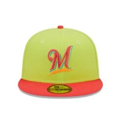 Men's Milwaukee Brewers New Era Green/Red 2002 MLB All-Star Game Cyber Highlighter 59FIFTY Fitted Hat -BigLeagueCaps Store red milwaukee brewers 2002 mlb all star game cyber highlighter 59fifty fitted hat ss5 p 4794449pv 2u bog1gsbnpsqjaq4go1xpv lqgphblcws5dhba4746z