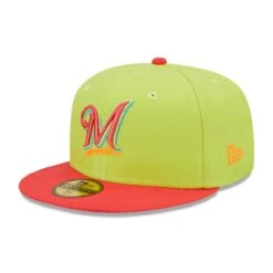Men's Milwaukee Brewers New Era Green/Red 2002 MLB All-Star Game Cyber Highlighter 59FIFTY Fitted Hat -BigLeagueCaps Store red milwaukee brewers 2002 mlb all star game cyber highlighter 59fifty fitted hat ss5 p 4794449pv 3u bog1gsbnpsqjaq4go1xpv ngvhmii285vqrjzbxiom