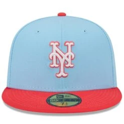 Men's New York Mets New Era Light Blue/Red Spring Color Two-Tone 59FIFTY Fitted Hat -BigLeagueCaps Store red new york mets spring color two tone 59fifty fitted hat ss5 p 5000245pv 2u odoimrlm04qk9xkembyqv wjvasncmt9xpcgxskpe9
