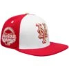 Men's New York Mets Pro Standard White/Red Strawberry Ice Cream Drip Snapback Hat -BigLeagueCaps Store red new york mets strawberry ice cream drip snapback hat ss5 p 200006402pv 1u tucshpb0pipydc0bar6ov wapbookrjcmc9b2uards