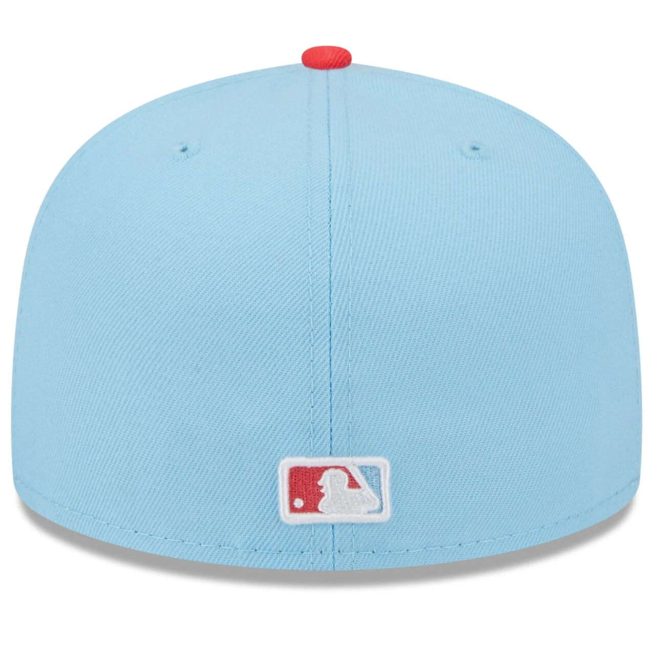 Men's Oakland Athletics New Era Light Blue/Red Spring Color Two-Tone 59FIFTY Fitted Hat 6 Men's Oakland Athletics New Era Light Blue/Red Spring Color Two-Tone 59FIFTY Fitted Hat - Image 4