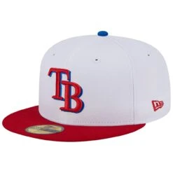 Men's Tampa Bay Rays New Era White/Red Undervisor 59FIFTY Fitted Hat -BigLeagueCaps Store red tampa bay rays undervisor 59fifty fitted hat ss5 p 200016054pv 3u eitdeubwapmyov9wafovv jswia6bjcqmv8euucjqx
