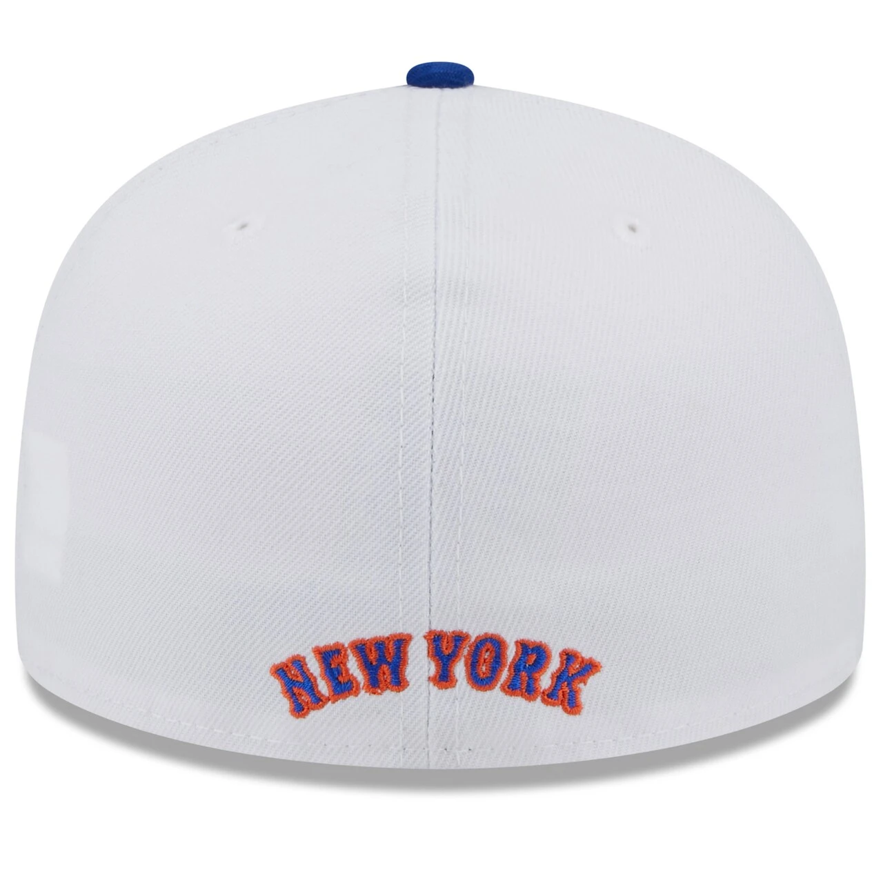 Men's New York Mets New Era White/Royal State 59FIFTY Fitted Hat 6 Men's New York Mets New Era White/Royal State 59FIFTY Fitted Hat - Image 4