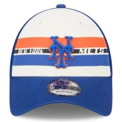 Men's New York Mets New Era White/Royal Team Stripe Trucker 9FORTY Snapback Hat -BigLeagueCaps Store royal new york mets team stripe trucker 9forty snapback hat ss5 p 5002653pv 2u g30ru86ojpuvnv4yijhmv 71rshd3w1hmmfgsvsm3b