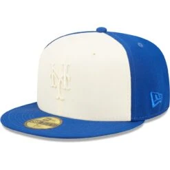 Men's New York Mets New Era Cream/Royal Tonal Two-Tone 59FIFTY Fitted Hat -BigLeagueCaps Store royal new york mets tonal two tone 59fifty fitted hat pi4483000 altimages ff 4483753 525f5474ba4398ef5378alt3 full