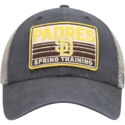 Men's San Diego Padres '47 Charcoal/Tan Four Stroke Clean Up Trucker Snapback Hat -BigLeagueCaps Store tan san diego padres four stroke clean up trucker snapback hat ss5 p 4935179pv 2u v5uhsrxpvkuls2l81p6tv 2f23zdfnjvtrqjto0otc