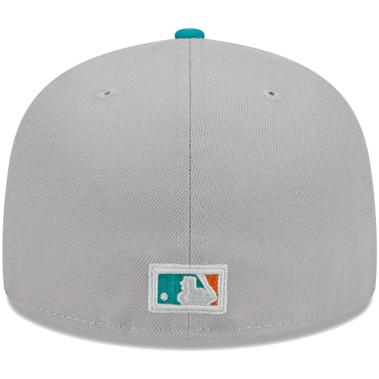 Men's New York Mets New Era Gray/Teal 59FIFTY Fitted Hat 6 Men's New York Mets New Era Gray/Teal 59FIFTY Fitted Hat - Image 4