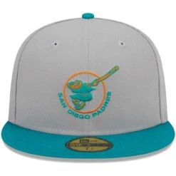 Men's San Diego Padres New Era Gray/Teal 59FIFTY Fitted Hat -BigLeagueCaps Store teal san diego padres 59fifty fitted hat ss5 p 200013137pv 2u zjpdvyheyy5aeyh4ybzxv jaw2lsbgssiascl4j56k