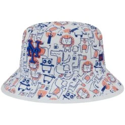 Toddler New York Mets New Era Zoo Bucket Hat
