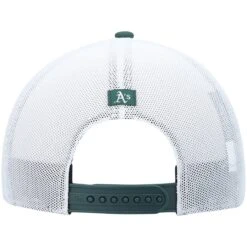 Men's Oakland Athletics '47 Green/White Burden Trucker Snapback Hat -BigLeagueCaps Store white oakland athletics burden trucker snapback hat pi4710000 altimages ff 4710667 f375a586ad0eda42fc09alt4 full