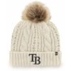 Women's Tampa Bay Rays '47 Cream Meeko Cuffed Knit Hat With Pom 2 Women's Tampa Bay Rays '47 Cream Meeko Cuffed Knit Hat With Pom -BigLeagueCaps Store womens 47 cream tampa bay rays meeko cuffed knit hat with pom pi4250000 ff 4250848 9426598dd0f736203605 full