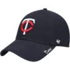 Women's Minnesota Twins '47 Navy Team Miata Clean Up Adjustable Hat -BigLeagueCaps Store womens 47 navy minnesota twins team miata clean up adjustable hat pi3799000 altimages ff 3799030 7a31e5b386ddcaf0de89alt1 full