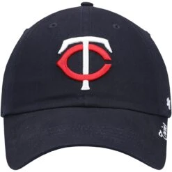 Women's Minnesota Twins '47 Navy Team Miata Clean Up Adjustable Hat -BigLeagueCaps Store womens 47 navy minnesota twins team miata clean up adjustable hat pi3799000 altimages ff 3799030 7a31e5b386ddcaf0de89alt2 full