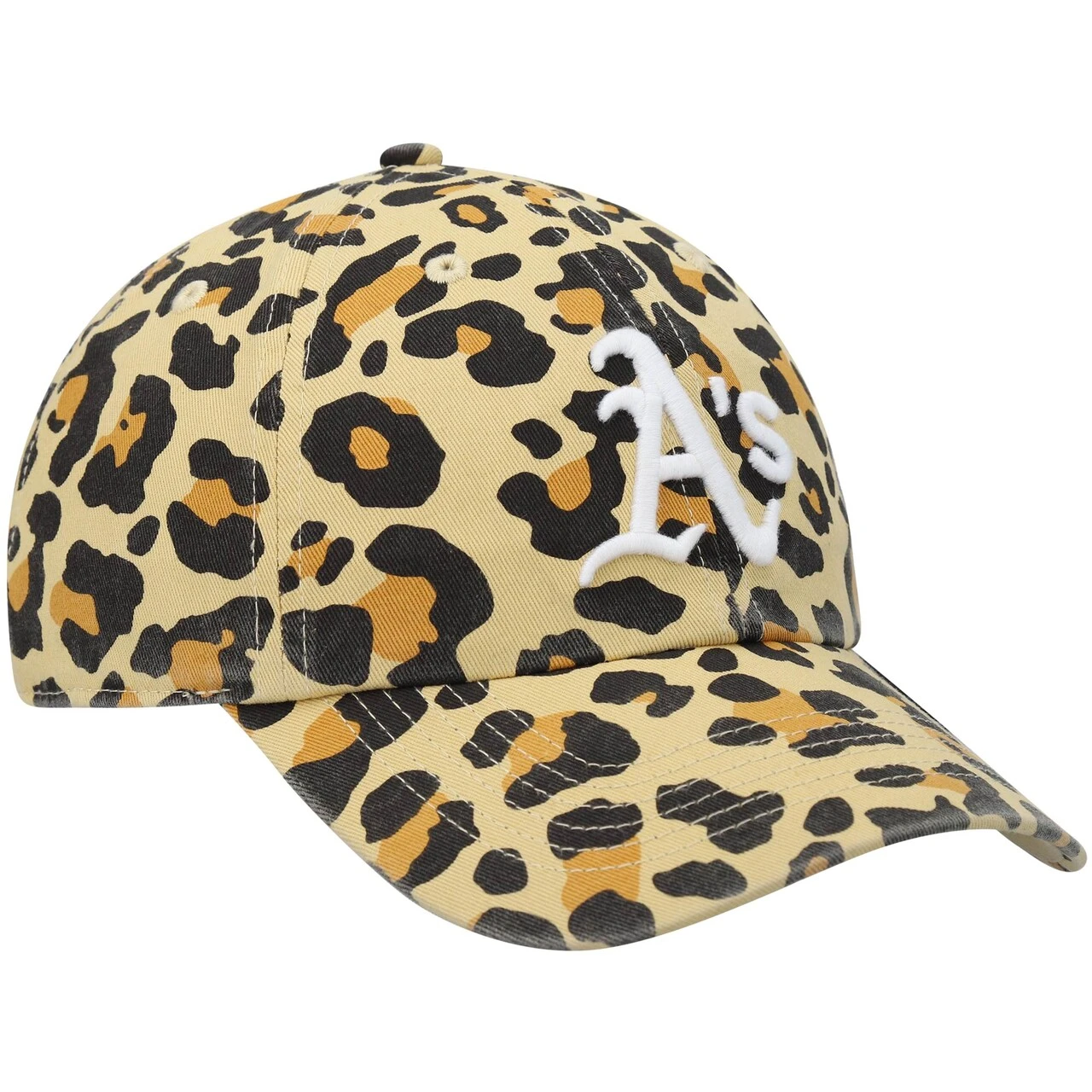 Women's Oakland Athletics '47 Tan Bagheera Cheetah Clean Up Adjustable Hat 5 Women's Oakland Athletics '47 Tan Bagheera Cheetah Clean Up Adjustable Hat - Image 3