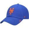 Women's New York Mets '47 Royal Team Miata Clean Up Adjustable Hat -BigLeagueCaps Store womens 47 royal new york mets team miata clean up adjustable hat pi3799000 altimages ff 3799032 3963f65a22eaedc60a52alt1 full