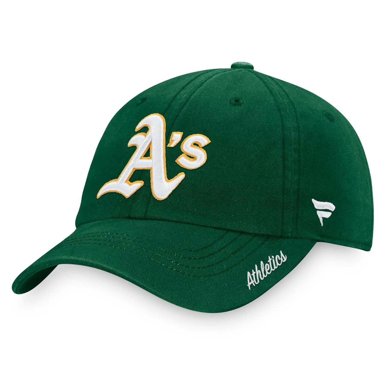 Women's Oakland Athletics Fanatics Branded Green Team Core Adjustable Hat