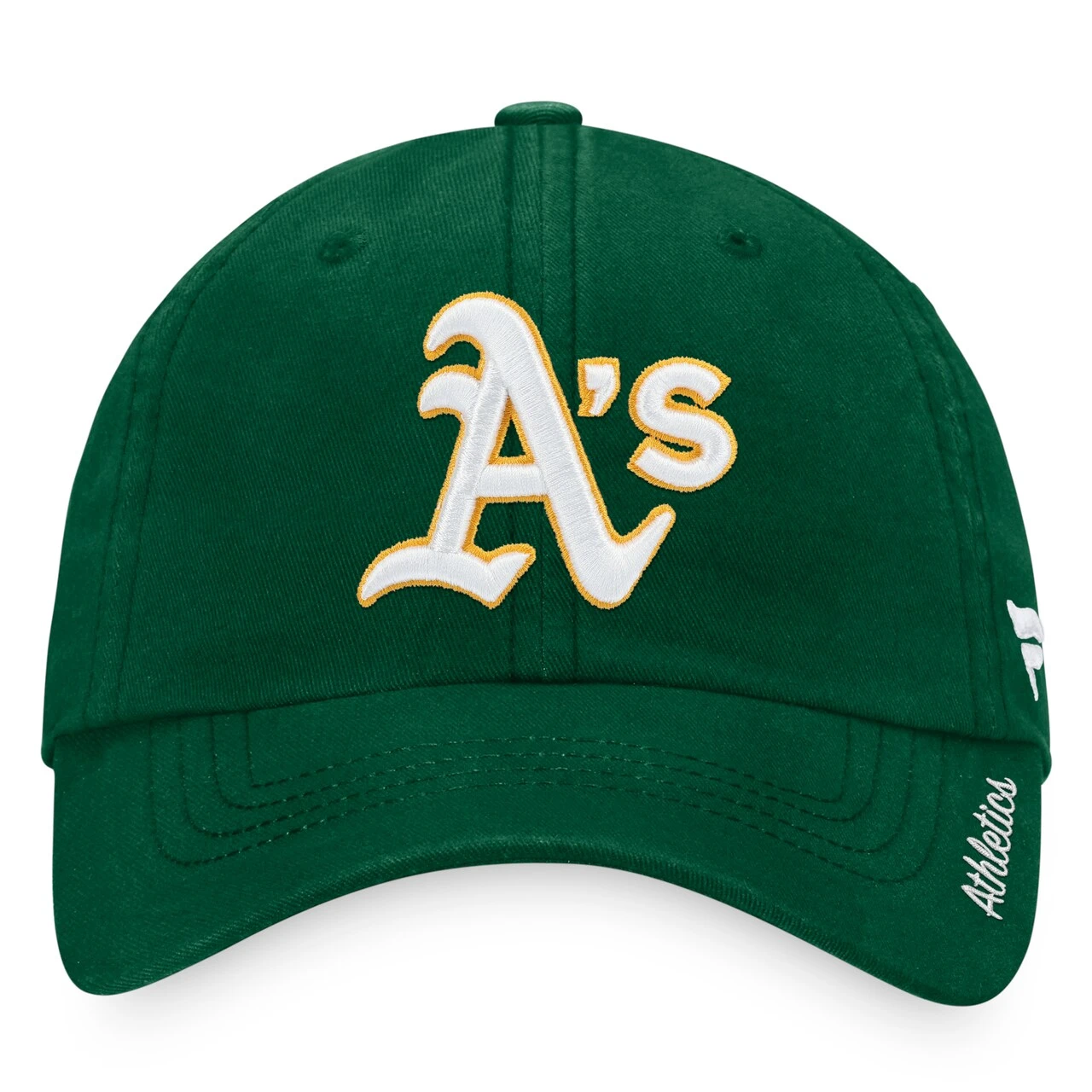Women's Oakland Athletics Fanatics Branded Green Team Core Adjustable Hat - Image 2
