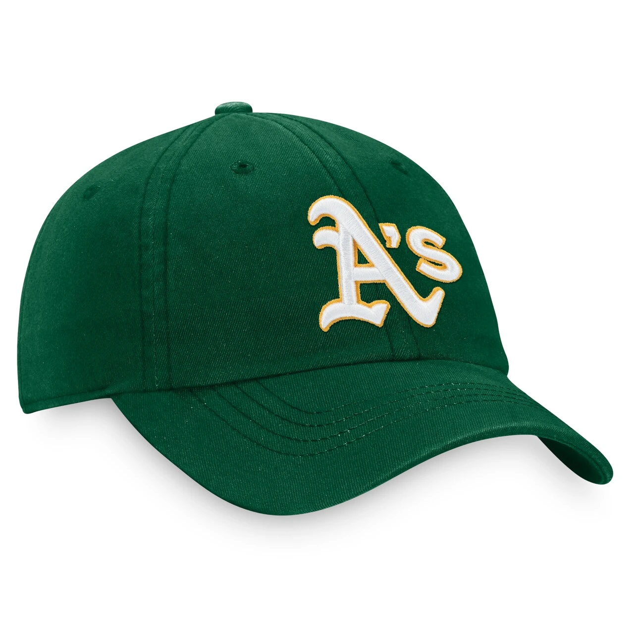 Women's Oakland Athletics Fanatics Branded Green Team Core Adjustable Hat - Image 3