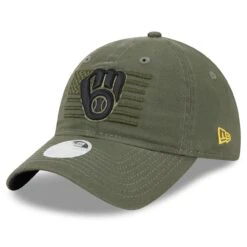 Women's Milwaukee Brewers New Era Green 2023 Armed Forces Day 9TWENTY Adjustable Hat -BigLeagueCaps Store womens new era green milwaukee brewers 2023 armed forces day 9twenty adjustable hat ss5 p 5044616pv 3u 4bjhqpwep45exjtkwwgmv orfqlqg4chjiy8g9ii72