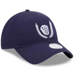 Women's Milwaukee Brewers New Era Navy Leaves 9TWENTY Adjustable Hat -BigLeagueCaps Store womens new era navy milwaukee brewers leaves 9twenty adjustable hat ss5 p 5003688pv 3u 64yetwxl44wcsesapdybv zyt5pmhtd0lq8oxvs8ey