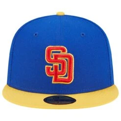 Men's San Diego Padres New Era Royal/Yellow Empire 59FIFTY Fitted Hat -BigLeagueCaps Store yellow san diego padres empire 59fifty fitted hat ss5 p 200006652pv 2u a7vfeqfcr2hxacnxs58ev 44ikqarbi3zx1xjo9vpp