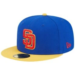 Men's San Diego Padres New Era Royal/Yellow Empire 59FIFTY Fitted Hat -BigLeagueCaps Store yellow san diego padres empire 59fifty fitted hat ss5 p 200006652pv 3u a7vfeqfcr2hxacnxs58ev wwqala6fzqrxqsxcfh67
