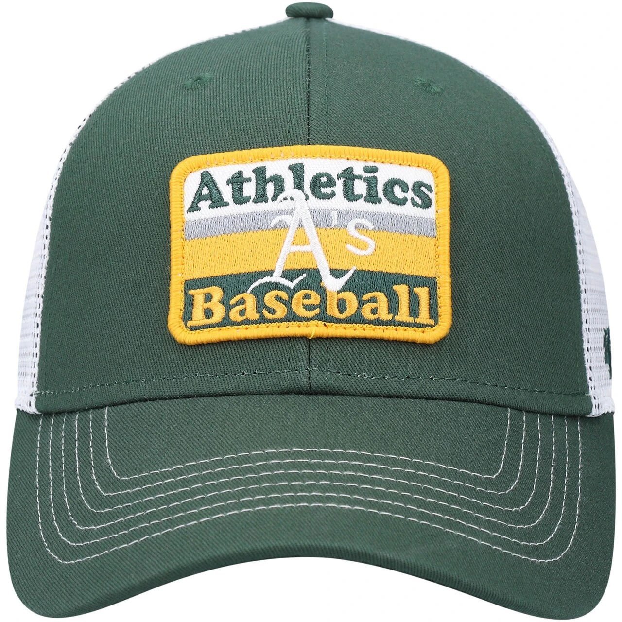 Youth Oakland Athletics '47 Green Ramble MVP Trucker Snapback Hat 4 Youth Oakland Athletics '47 Green Ramble MVP Trucker Snapback Hat - Image 2