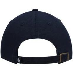 Youth Tampa Bay Rays '47 Navy Team Logo Clean Up Adjustable Hat -BigLeagueCaps Store youth 47 navy tampa bay rays team logo clean up adjustable hat pi4252000 altimages ff 4252102 6806edebda7cf573f077alt4 full
