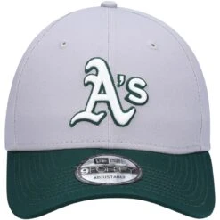 Youth Oakland Athletics New Era Gray Clutch 9FORTY Adjustable Hat -BigLeagueCaps Store youth new era gray oakland athletics clutch 9forty adjustable hat pi3943000 altimages ff 3943575 4ff0bac69c12c0b56586alt2 full