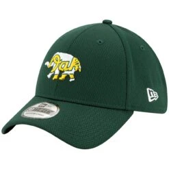 Youth Oakland Athletics New Era Green Ballpark 39THIRTY Flex Hat