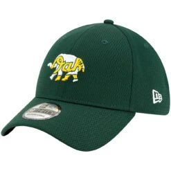 Youth Oakland Athletics New Era Green Spring Training Batting Practice 39THIRTY Flex Hat